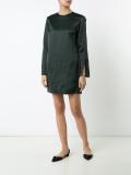 slit sleeve shift dress 