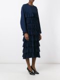 tiered ruffled dress
