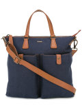 contrast tote bag 