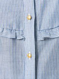 striped bib shirt 