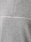 zipped collar jumper