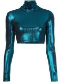 turtleneck cropped top 