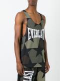 camouflage print tank top