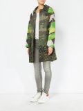 scale print panel coat 
