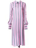 striped shirt dress