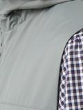 hooded zipped gilet