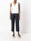 tailored cropped trousers