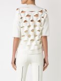 cut out details blouse