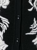 rose embroidered cardigan