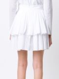 perforated layered skirt