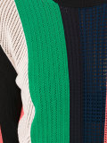 round neck striped jumper