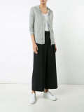 hooded zip up cardigan 