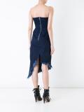 raw asymmetric hem dress