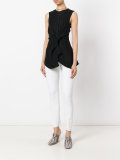 sleeveless knot detail top