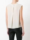 back pleat blouse