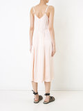 silky midi dress
