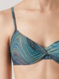 printed bikini top