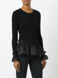ruffle hem and cuff top