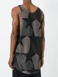 camouflage print vest 