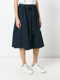 pleated full skirt