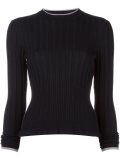 ribbed detail jumper