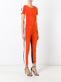 side stripe jumpsuit