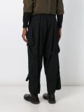 带子细节宽松长裤