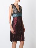 'Chainmail' paneled dress