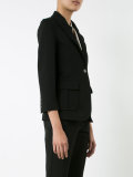 one button blazer