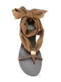 scarf tie sandals