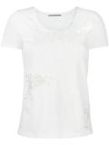 lace detail T-shirt
