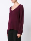 scoop neck jumper