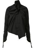 twisted bow detail shirt