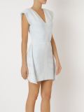 v-neck knit dress