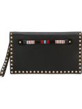 'Rockstud'珠绣手拿包