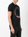 circle print T-shirt