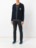 skull patch cardigan