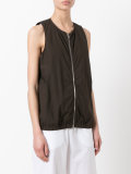 zip-up lightweight gilet 
