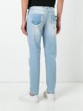 ripped slim-fit jeans