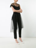 sheer tulle dress