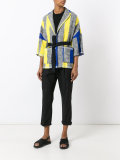 pleat detail cropped trousers