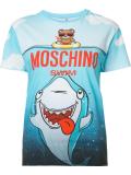 teddy and shark T-shirt