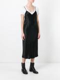 satin slip dress