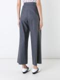 pleated high waisted trousers