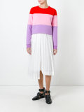 panelled classic jumper