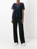 embroidered lace blouse