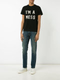 'I'm a mess' print T-shirt