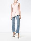pearl-embellished top