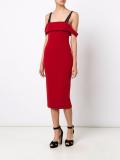 off-shoulders fitted dress