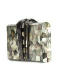 snap closure clutch bag